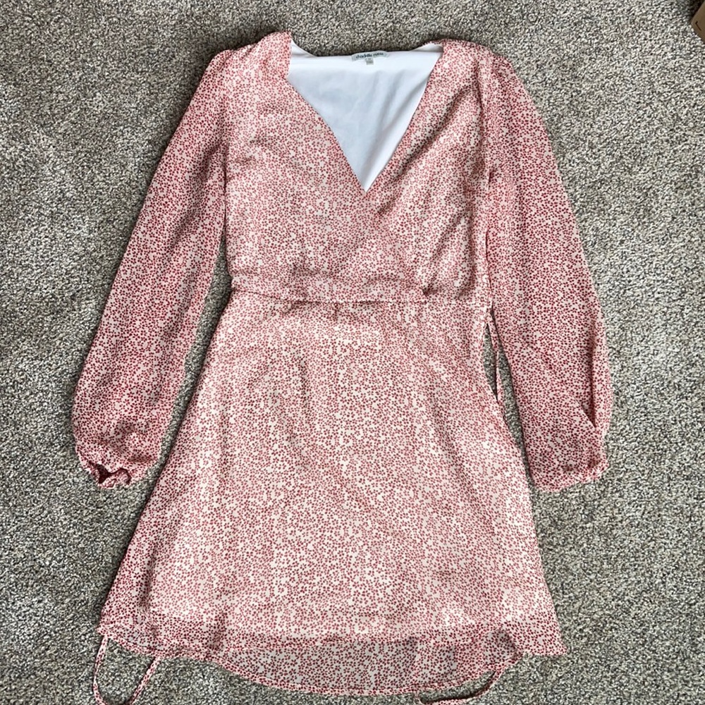 Floral Print Long Sleeved Dress